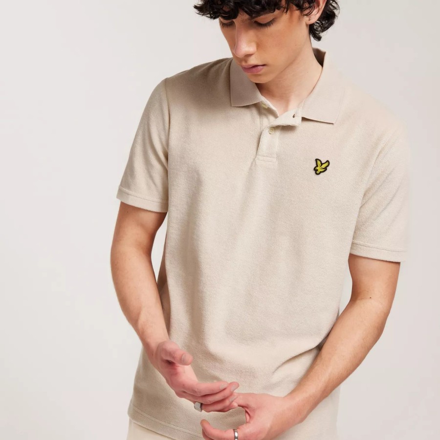 Toj Lyle & Scott | Towelling Polo Shirt Sea