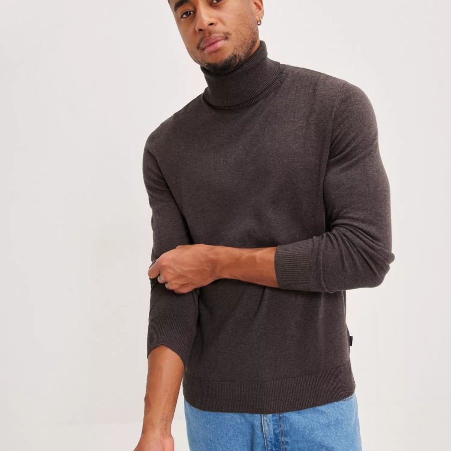 Toj Jack & Jones | Jjeemil Knit Roll Neck Noos Mulch