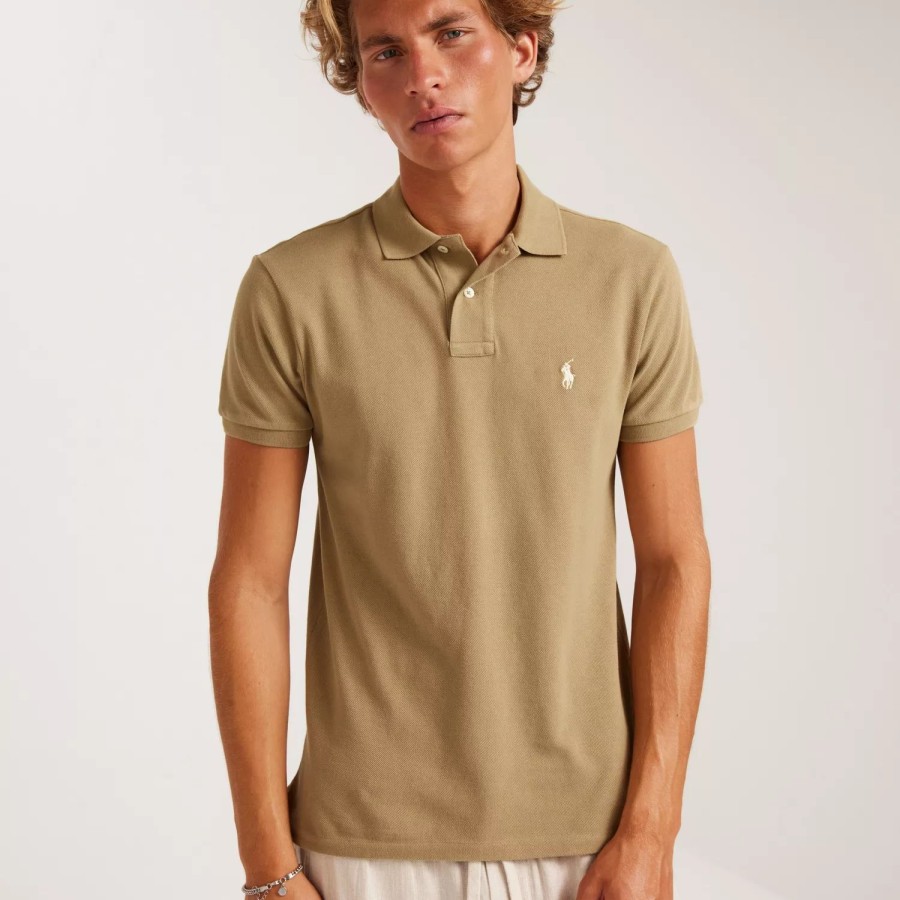 Toj Polo Ralph Lauren | Short Sleeve-Knit Medium Beige