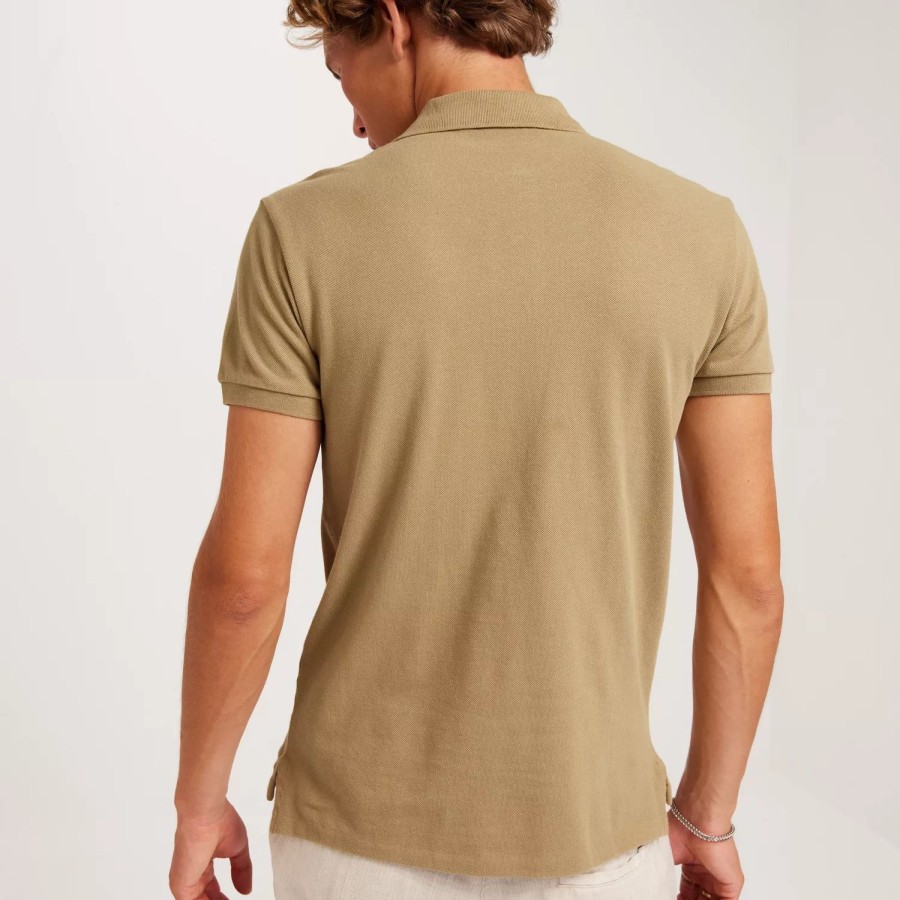 Toj Polo Ralph Lauren | Short Sleeve-Knit Medium Beige