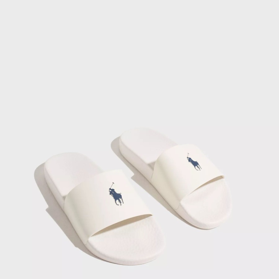 Sko Polo Ralph Lauren | Polo Slide White/Navy