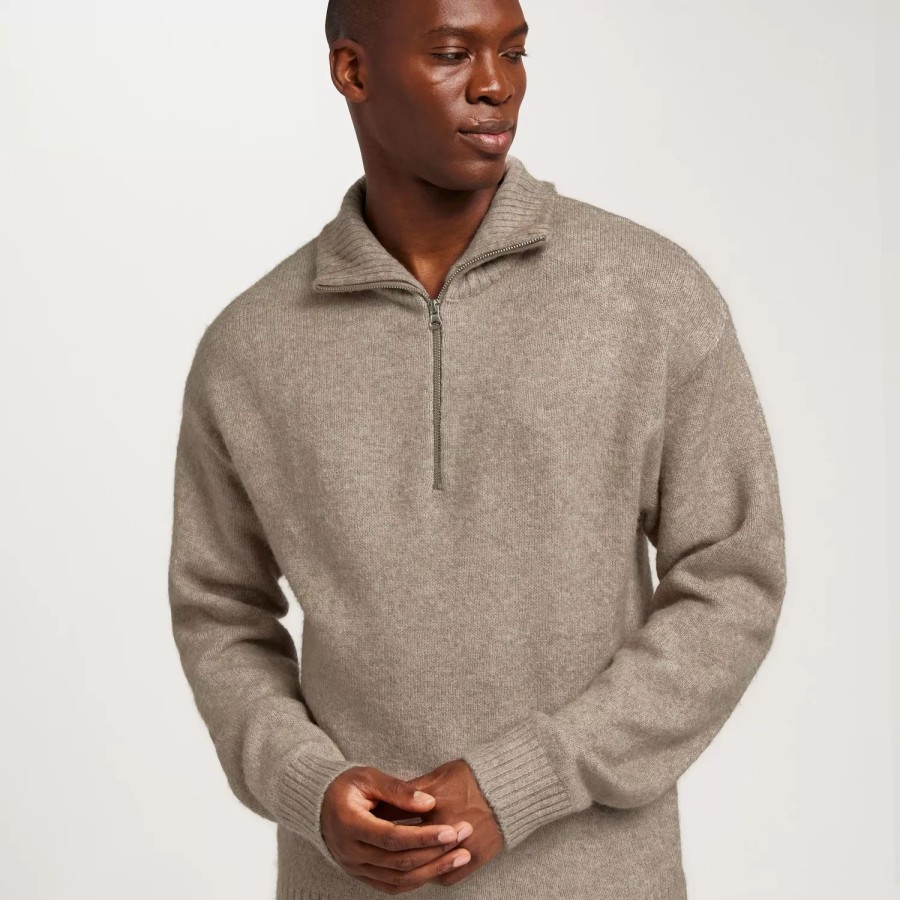 Toj Jack & Jones | Jorollie Knit Half Zip Sn Atmosphere