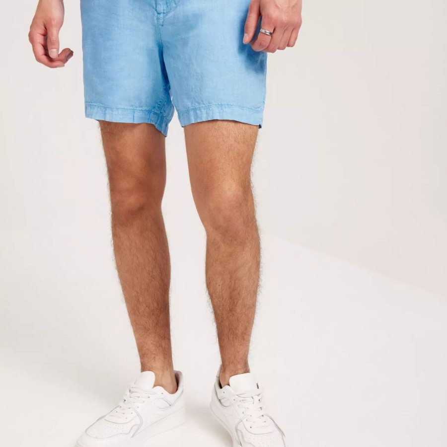 Toj Superdry | Studios Overdyed Linen Short Carnival Blue