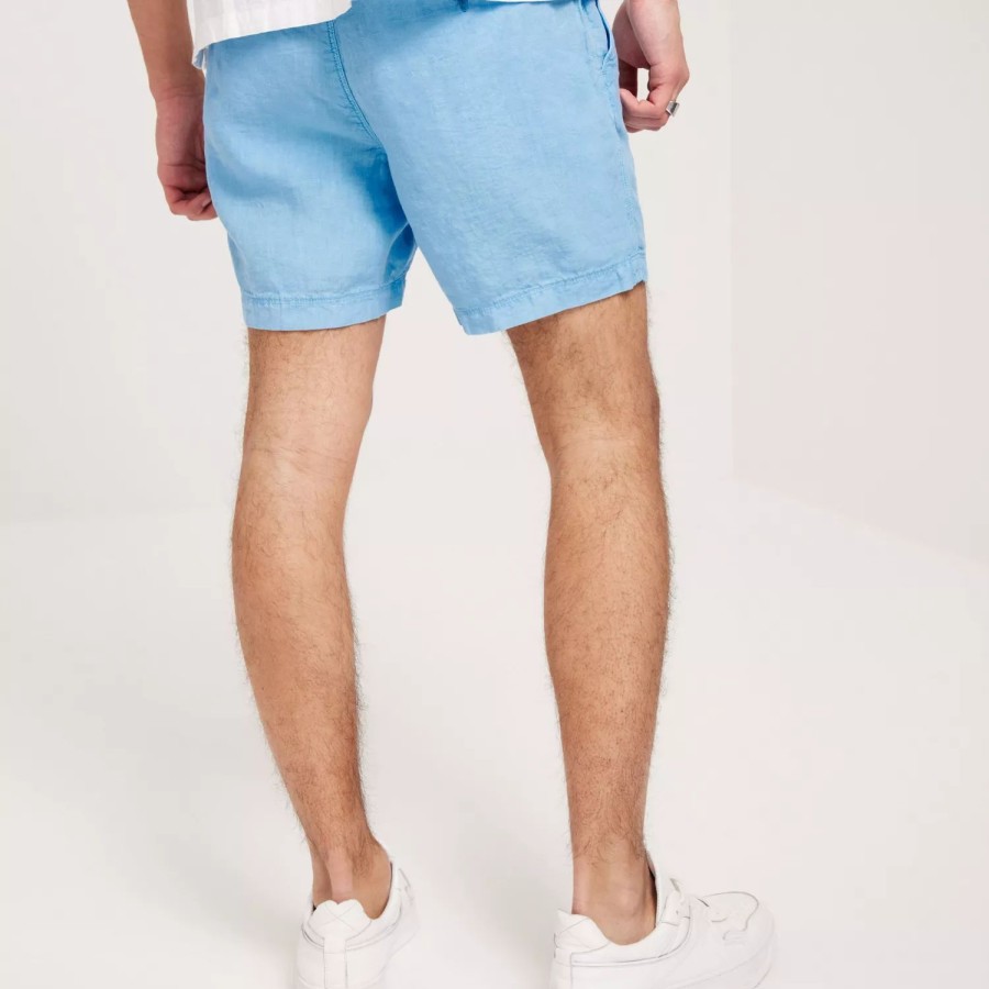 Toj Superdry | Studios Overdyed Linen Short Carnival Blue