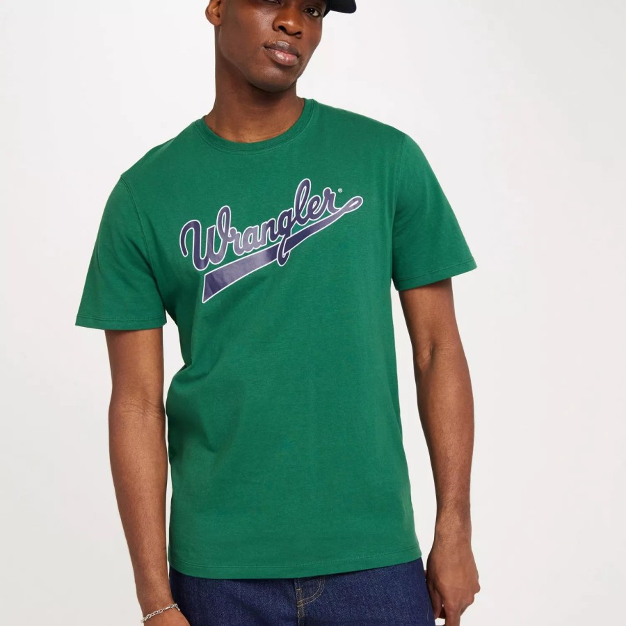 Toj Wrangler | Branded Tee Bayberry Green