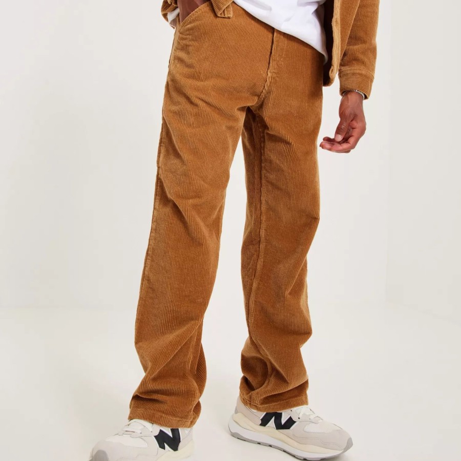 Toj KnowledgeCotton Apparel | Flint Wide Corduroy Pant - Gots/Vegan Brown