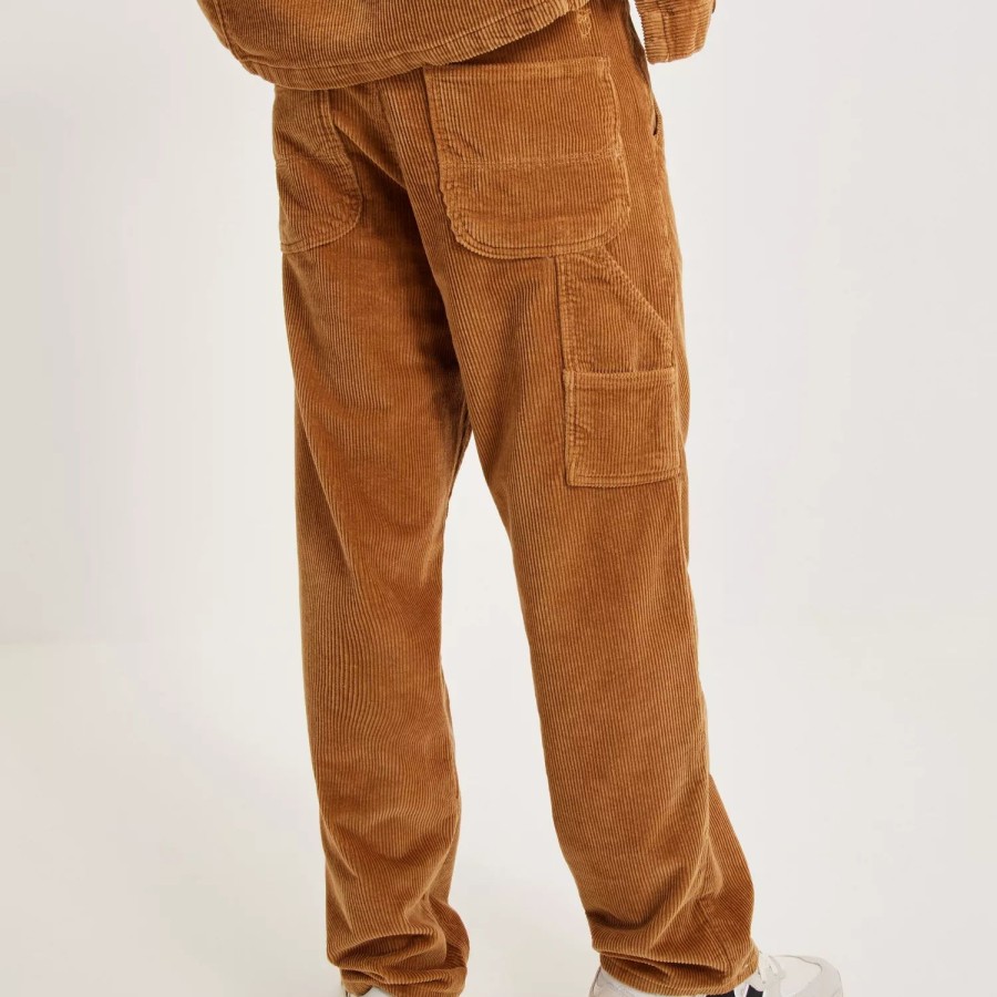 Toj KnowledgeCotton Apparel | Flint Wide Corduroy Pant - Gots/Vegan Brown