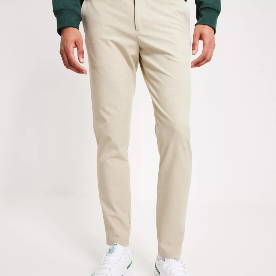 Toj Selected Homme | Slhslim-Dave 175 Struc Trs Flex B N Beige Structure