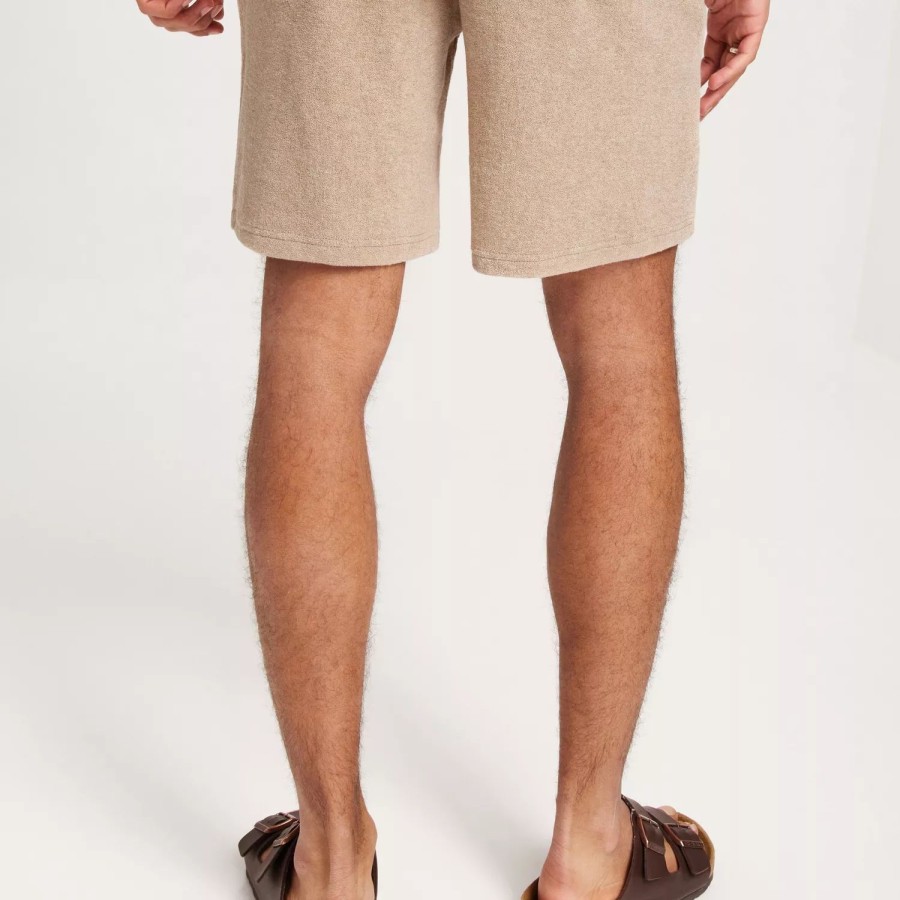 Toj KnowledgeCotton Apparel | Casual Terry Shorts - Gots2/Vegan Safari