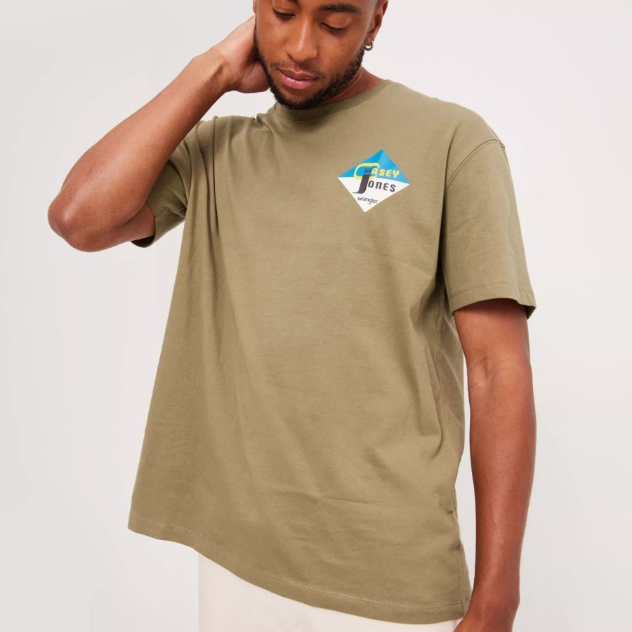 Toj Wrangler | Casey Jones Tee Deep Lichen Green