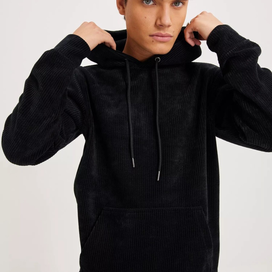 Toj Only & Sons | Onskyle Reg Cord Hoodie 3616 Swt Black