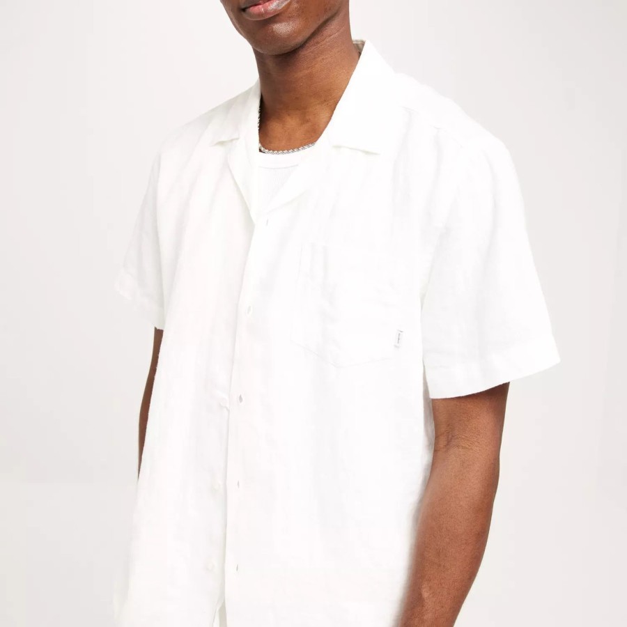 Toj Woodbird | Mays Linen Shirt Offwhite