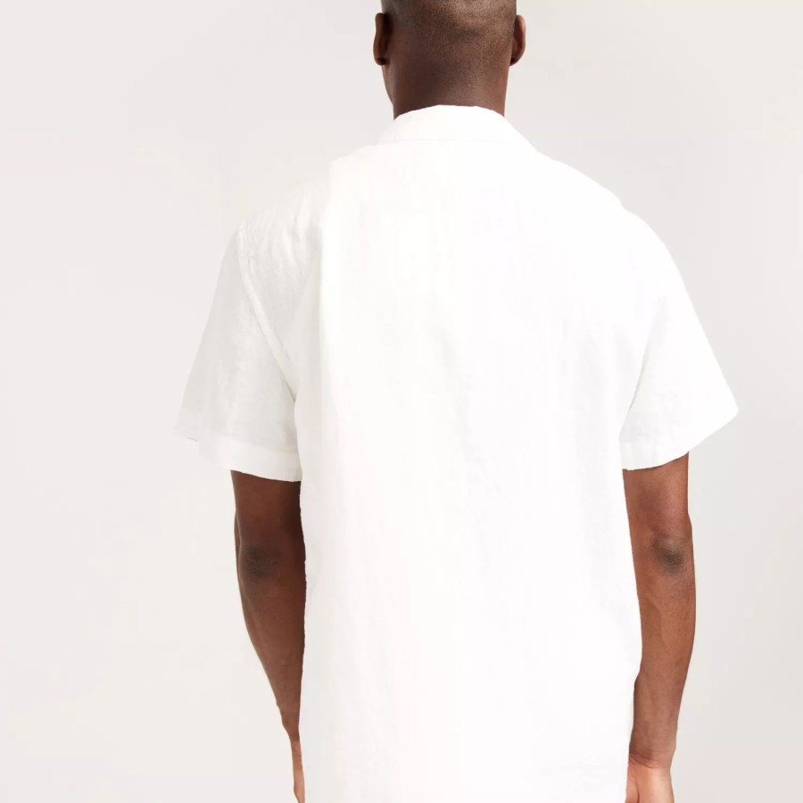 Toj Woodbird | Mays Linen Shirt Offwhite