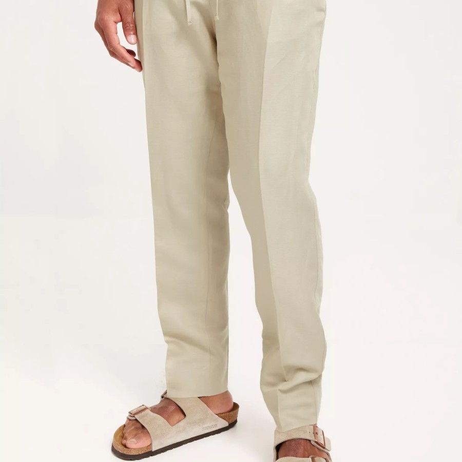 Toj J Lindeberg | Baron Tencel Linen Pants Beige