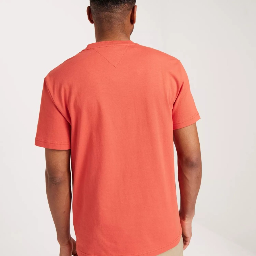 Toj Tommy Jeans | Tjm Clsc Signature Tee Burnt Vermillion