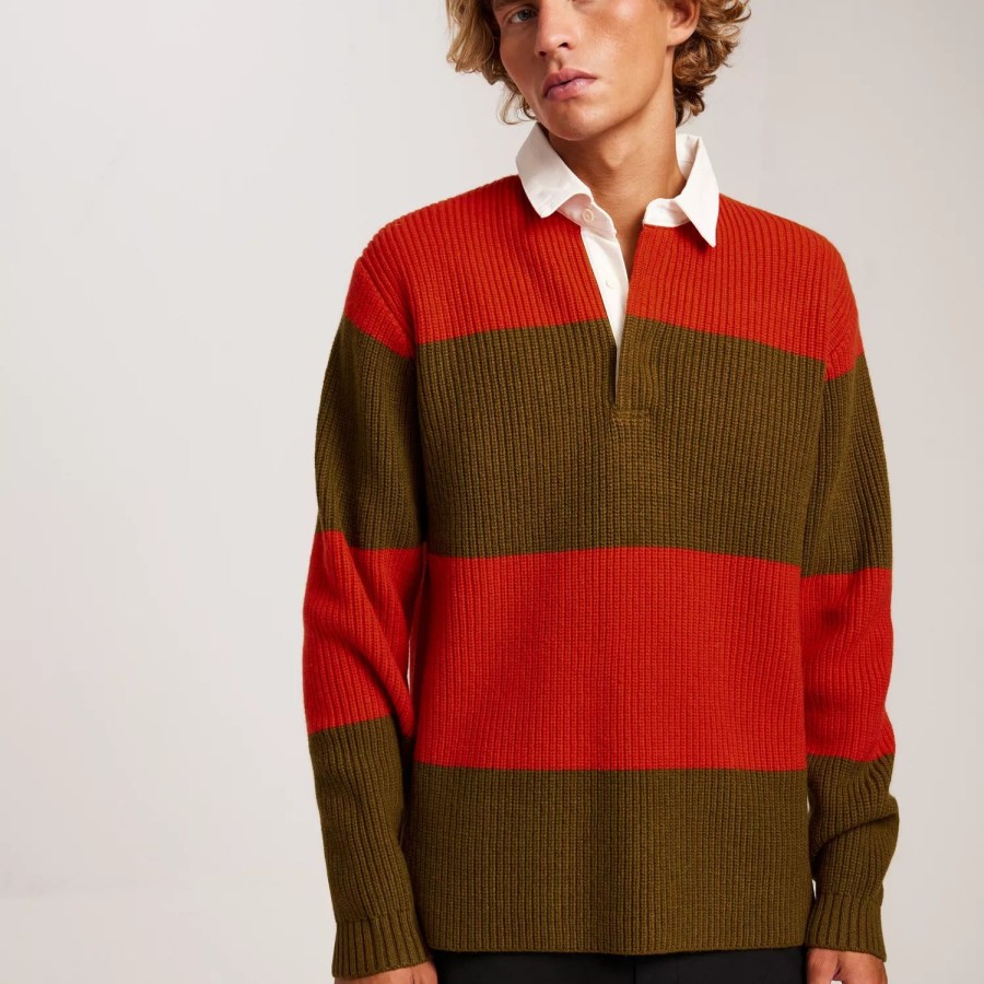 Toj J Lindeberg | Larkspur Rugby Knit Butternut