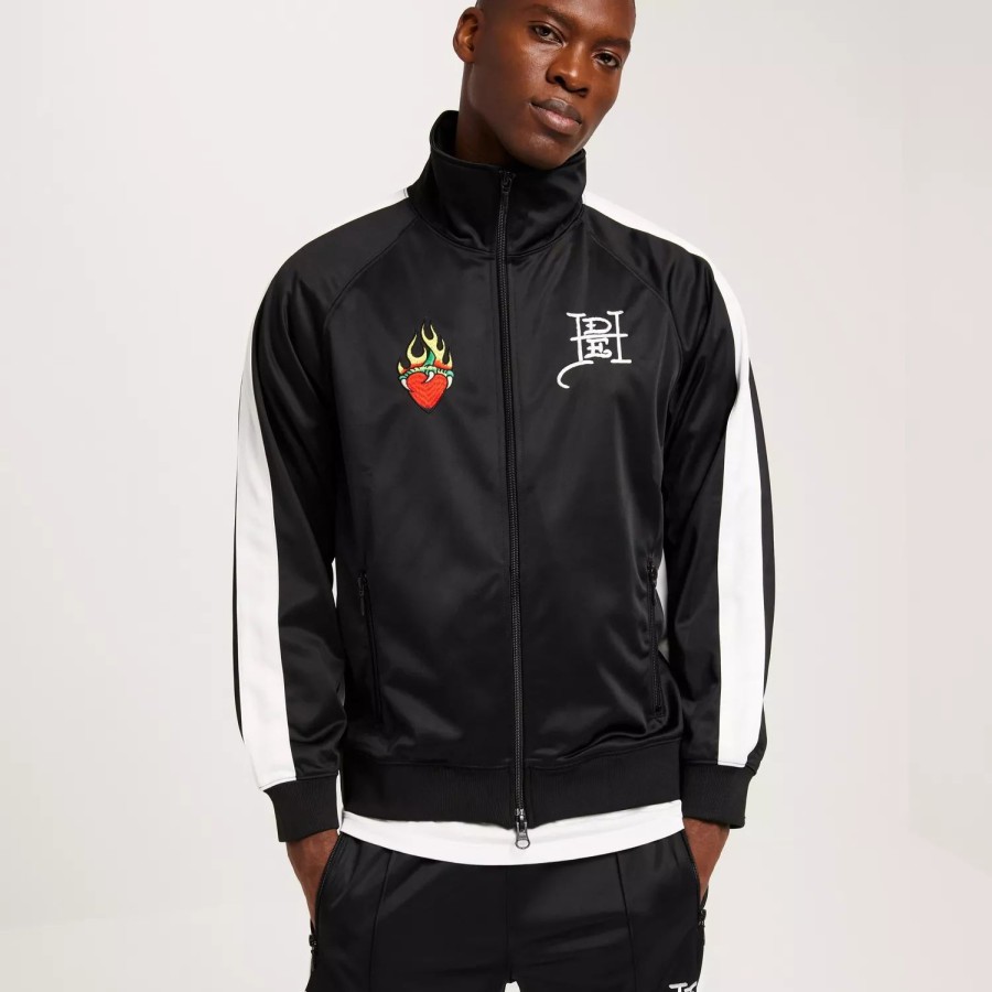 Toj Ed Hardy | Hell-Catz Tricot Tracktop Black