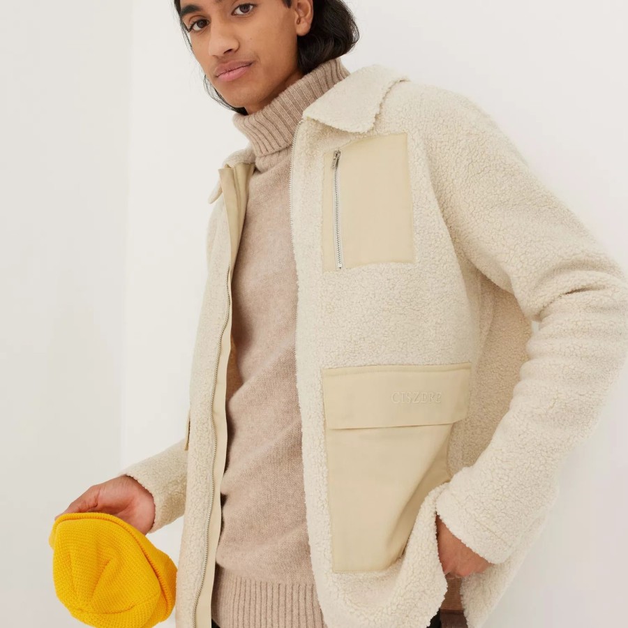 Toj Ciszere | Jaden Pile Jacket Beige