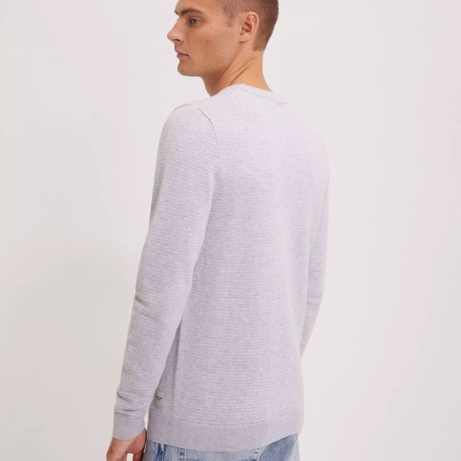 Toj Jack & Jones | Jjeotto Knit Crew Neck Noos Cool Grey Melange