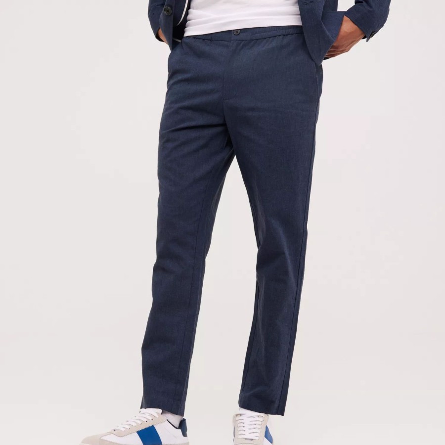 Toj Jack & Jones | Jprlinen David String Trouser Dark Navy Slim Fit