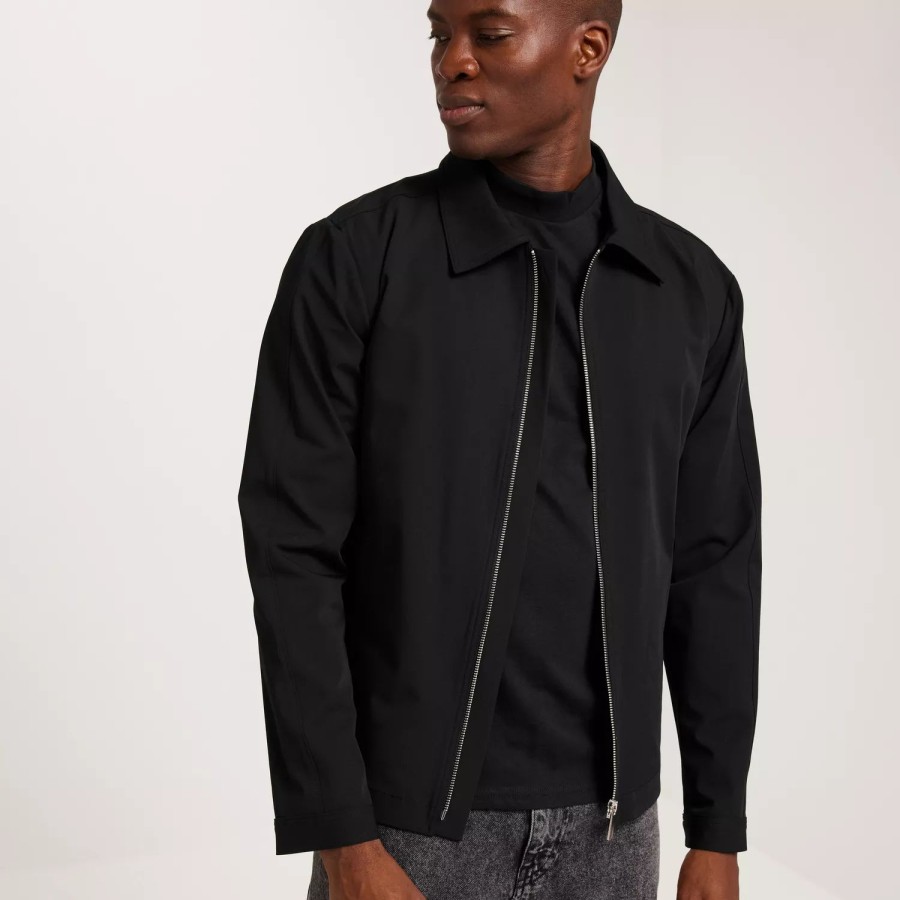 Toj Selected Homme | Slhliam Zip Jacket Flex B Noos Black