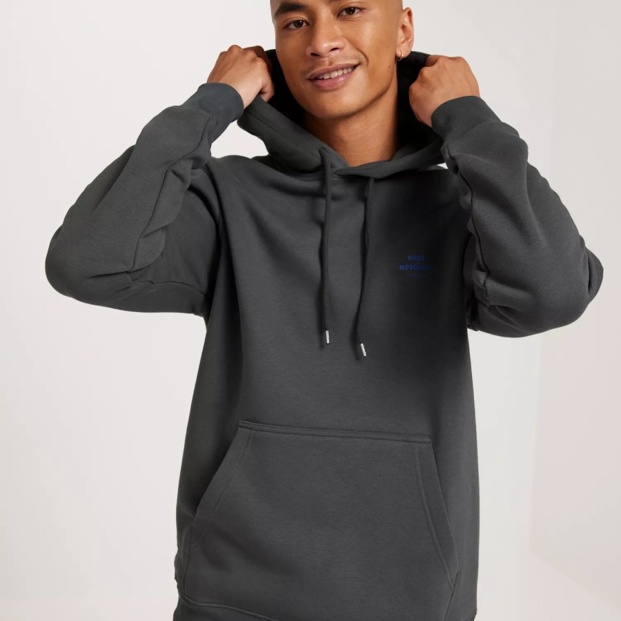 Toj Mads N酶rgaard | Standard Hoodie Logo Sweat Asphalt