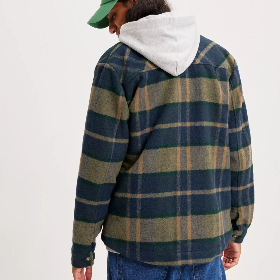 Toj Selected Homme | Slhwalter Overshirt W Trekking Green Sand/Blue