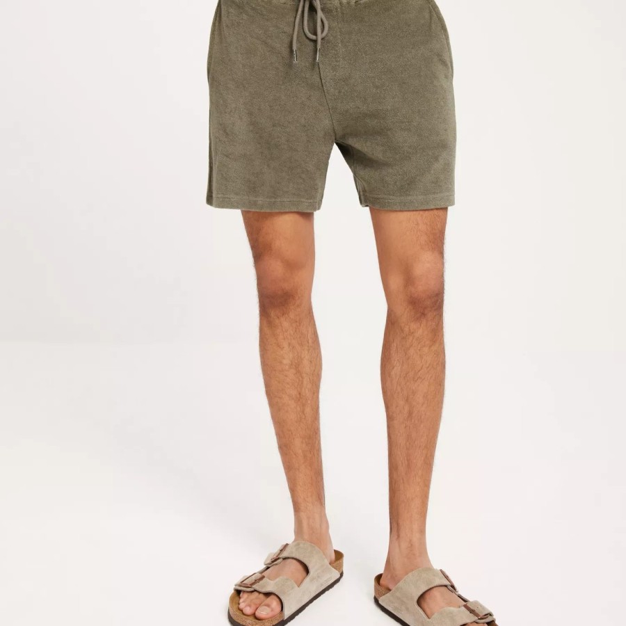 Toj Bread & Boxers | Terry Shorts Sage Green