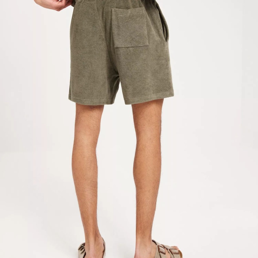 Toj Bread & Boxers | Terry Shorts Sage Green