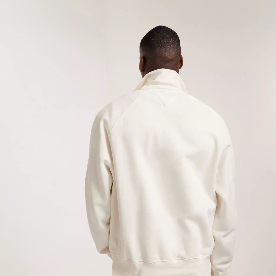 Toj Tommy Hilfiger | Monotype Embro Half Zip Ancient White