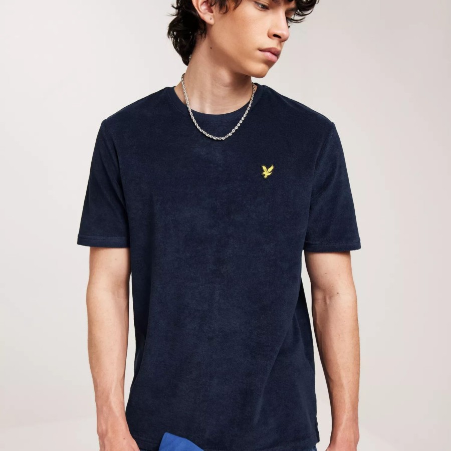 Toj Lyle & Scott | Towelling T Shirt Dark Navy