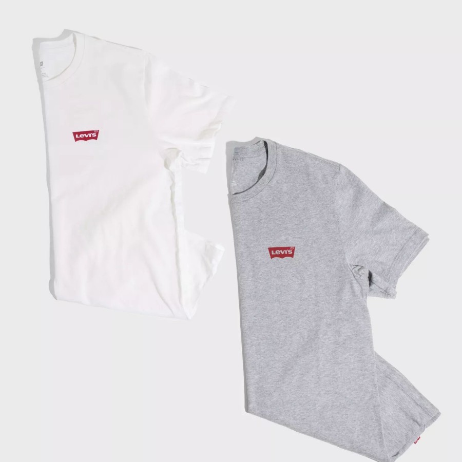 Toj Levi's | 2Pk Crewneck Graphic 2 Pack Hm Neutrals