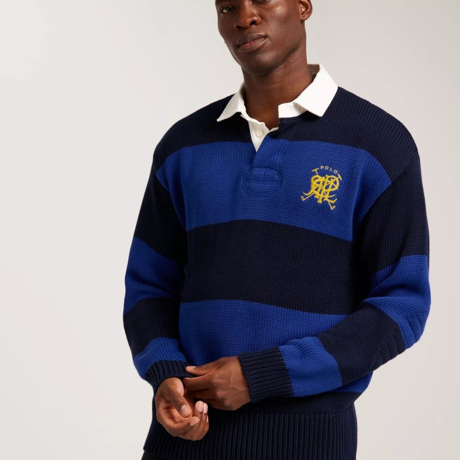 Toj Polo Ralph Lauren | Lsmadsnrugby-Long Sleeve-Pullover Blue