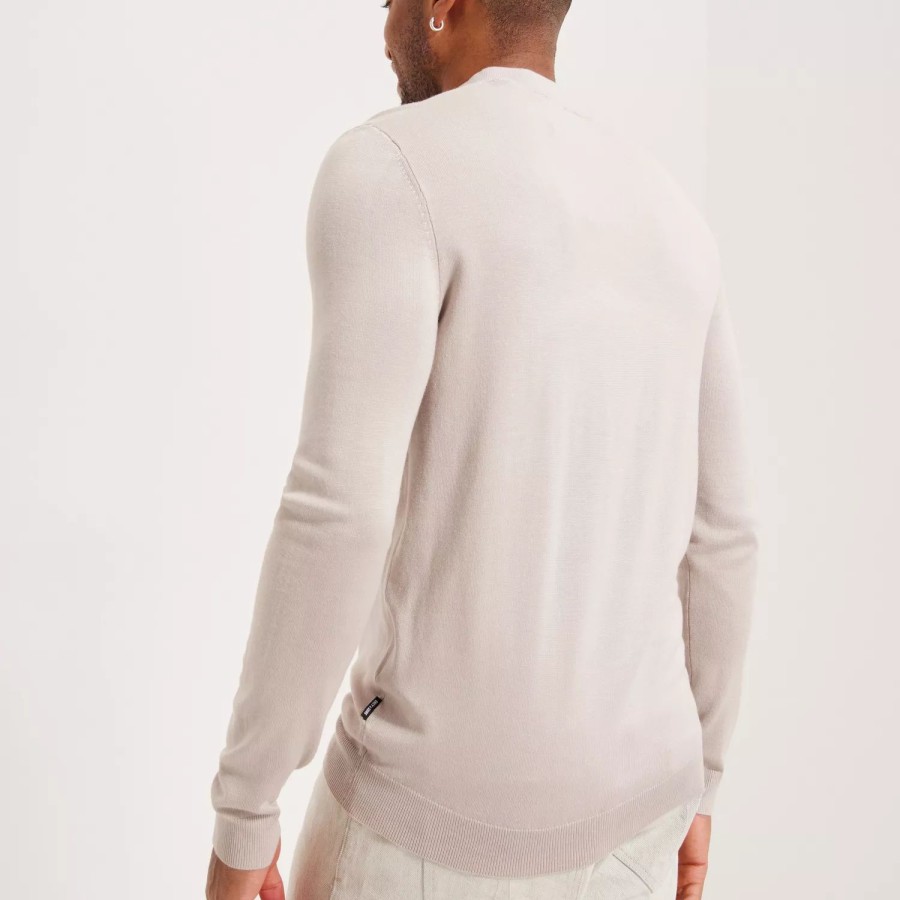 Toj Only & Sons | Onswyler Life Reg 14 Half Zip Knit Silver Lining