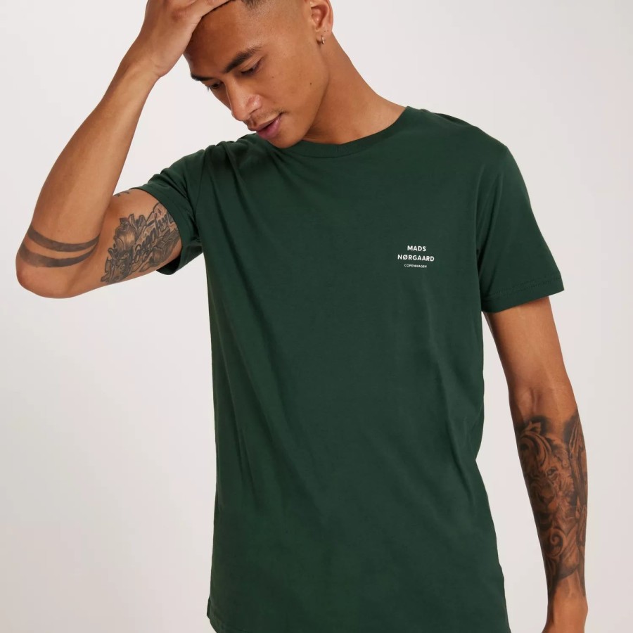 Toj Mads N酶rgaard | Organic Thor Logo Tee Spruce