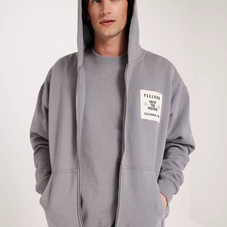 Toj Pegador | Pgdr Salal Oversized Sweat Jacket Grey