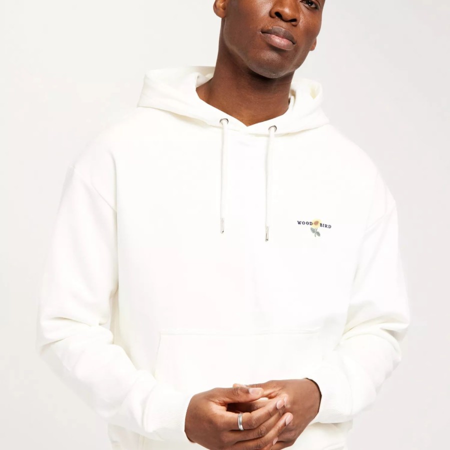 Toj Woodbird | Pacs Ribsun Hoodie Off White