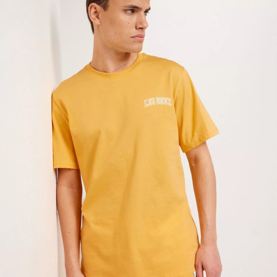 Toj Les Deux | Blake T-Shirt White/Yellow