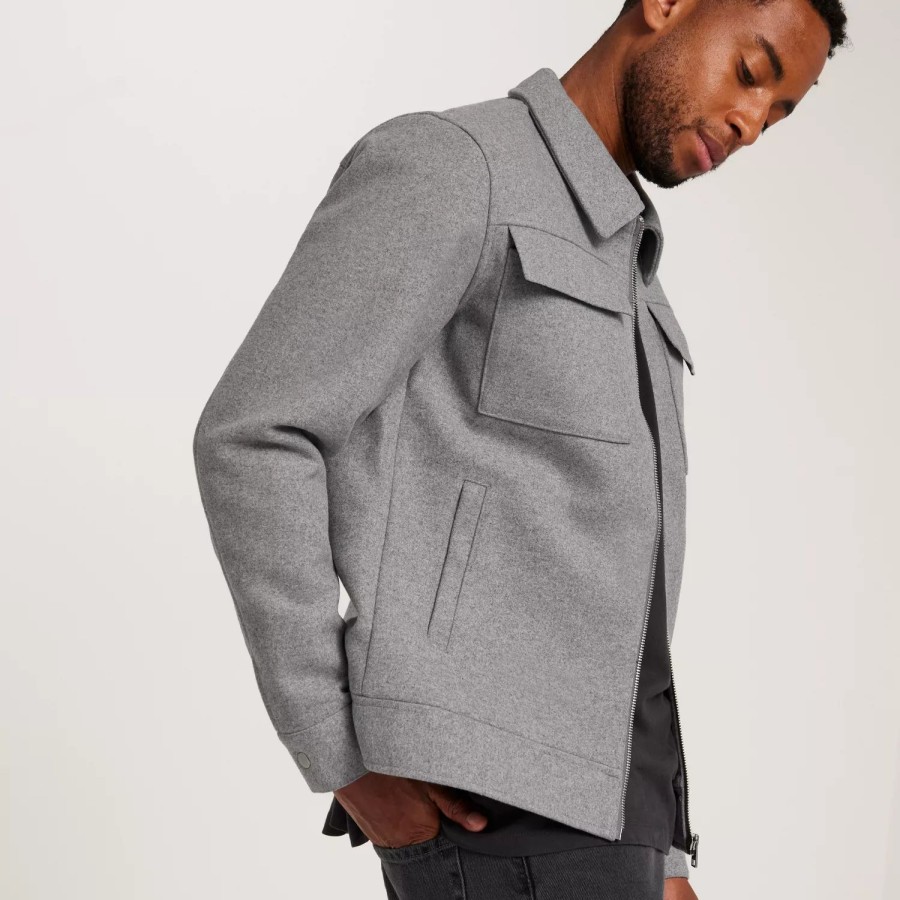 Toj Jack & Jones | Jjemorrison Wool Jacket Sn Light Grey Melange