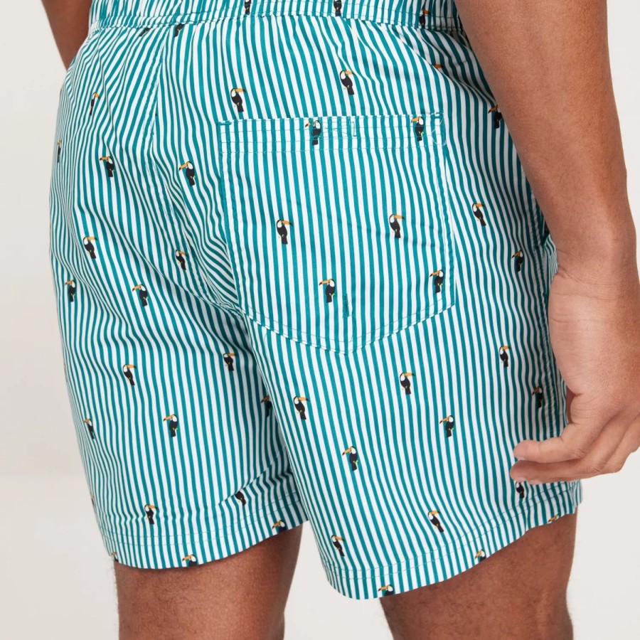 Toj Jack & Jones | Jpstfiji Jjswim Mini Stripe Ly Deep Lake