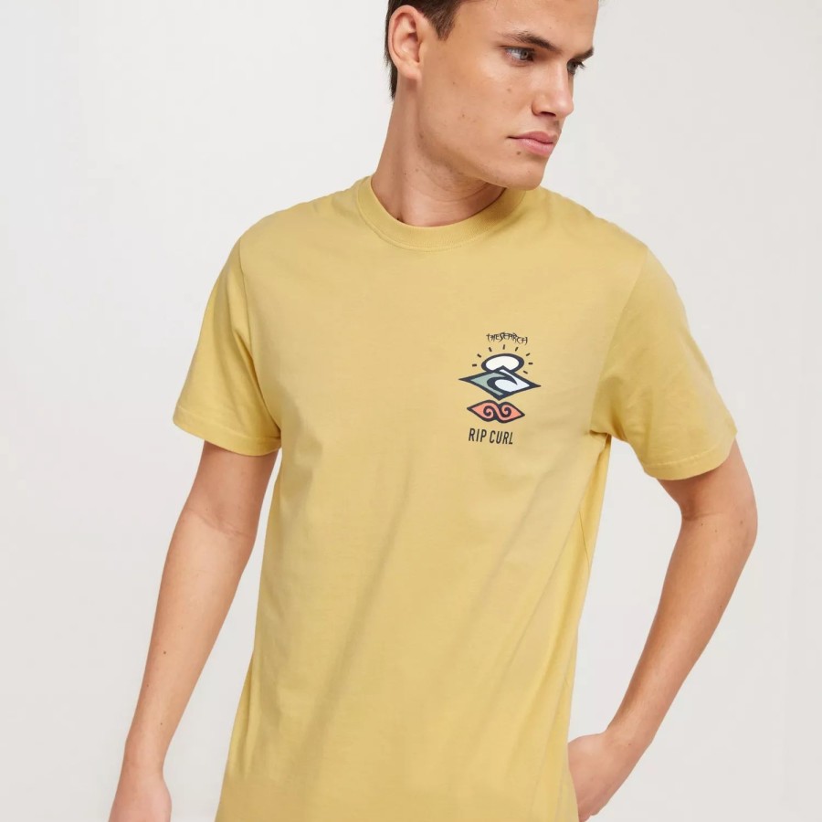 Toj Ripcurl | Search Icon Tee Yellow