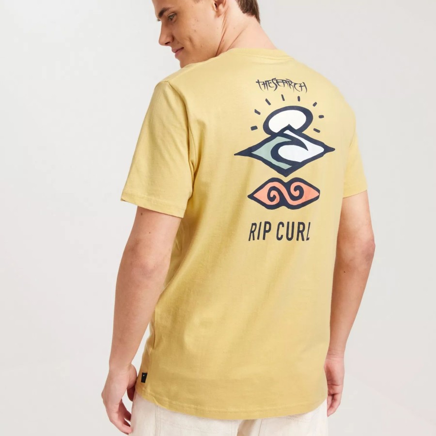 Toj Ripcurl | Search Icon Tee Yellow