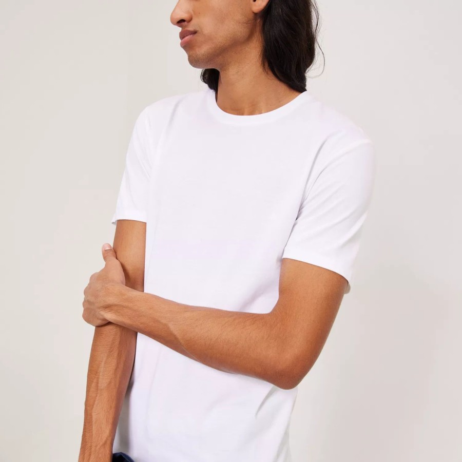 Toj Selected Homme | Slhael Ss O-Neck Tee Noos Bright White