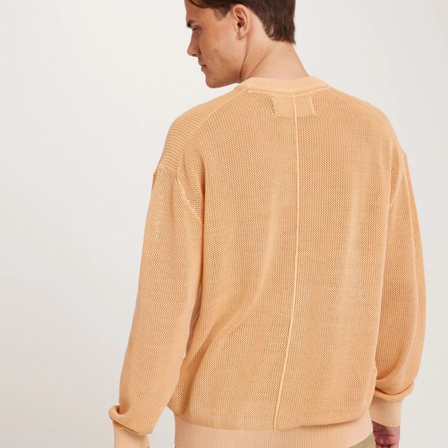 Toj Calvin Klein Jeans | Open Structure Sweater Crushed Orange