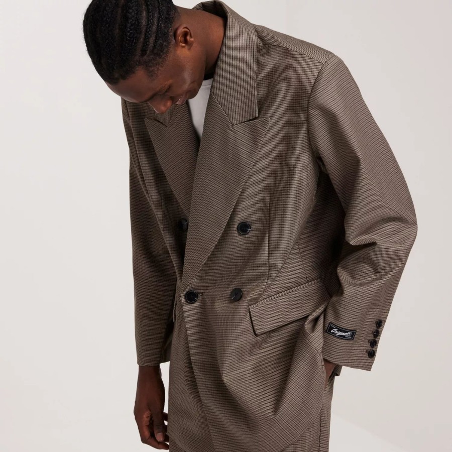 Toj Jack & Jones | Jortroy Blazer Oversized Coriander Houndstooth