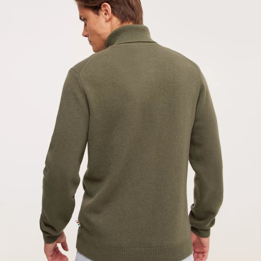 Toj Casual Friday | Karl Roll Neck Bounty Knit Olive