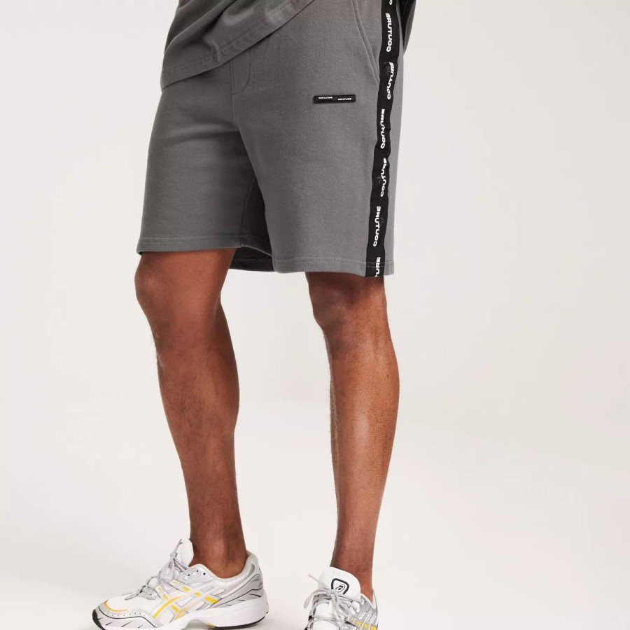 Toj The Couture Club | Jacquard Tape Jersey Shorts Grey