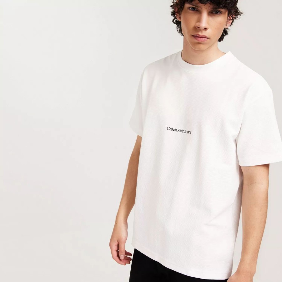 Toj Calvin Klein Jeans | Institutional Modern Ottoman Tee Bright White