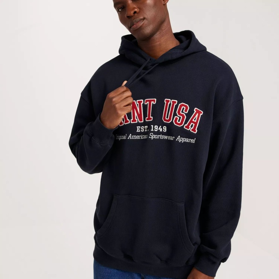 Toj Gant | Gant Usa Hoodie Blue