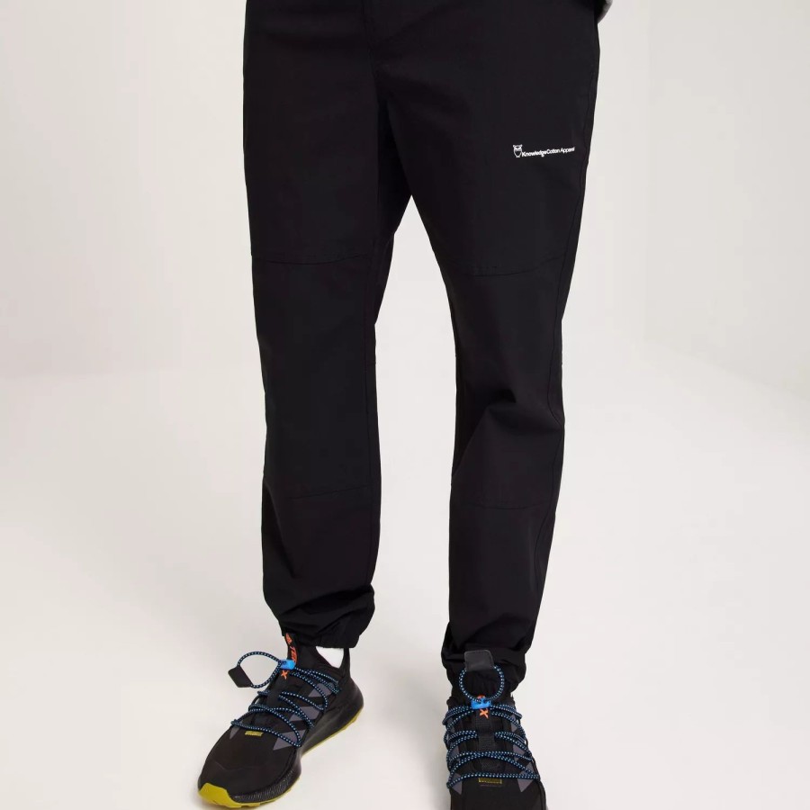 Toj KnowledgeCotton Apparel | Stretch Trekking Pants - Grs/Vegan Black